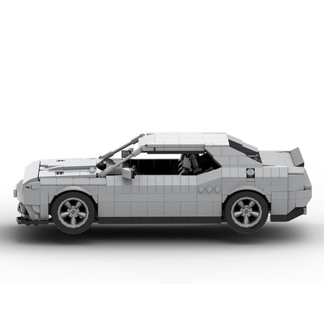 MOC - 213856 1/17 Scale Dodge Challenger Hellcat Klemmbausteine - LesDiy - Klemmbausteine
