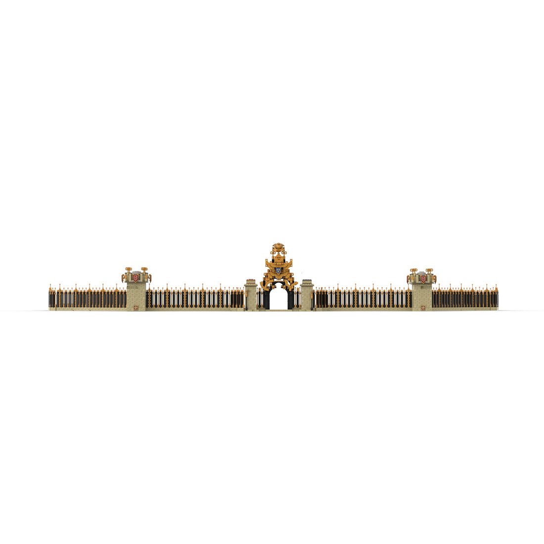 MOC-214157 Château de Versailles part 5 "grilles d'honneur" Klemmbausteine-LesDiy-Klemmbausteine