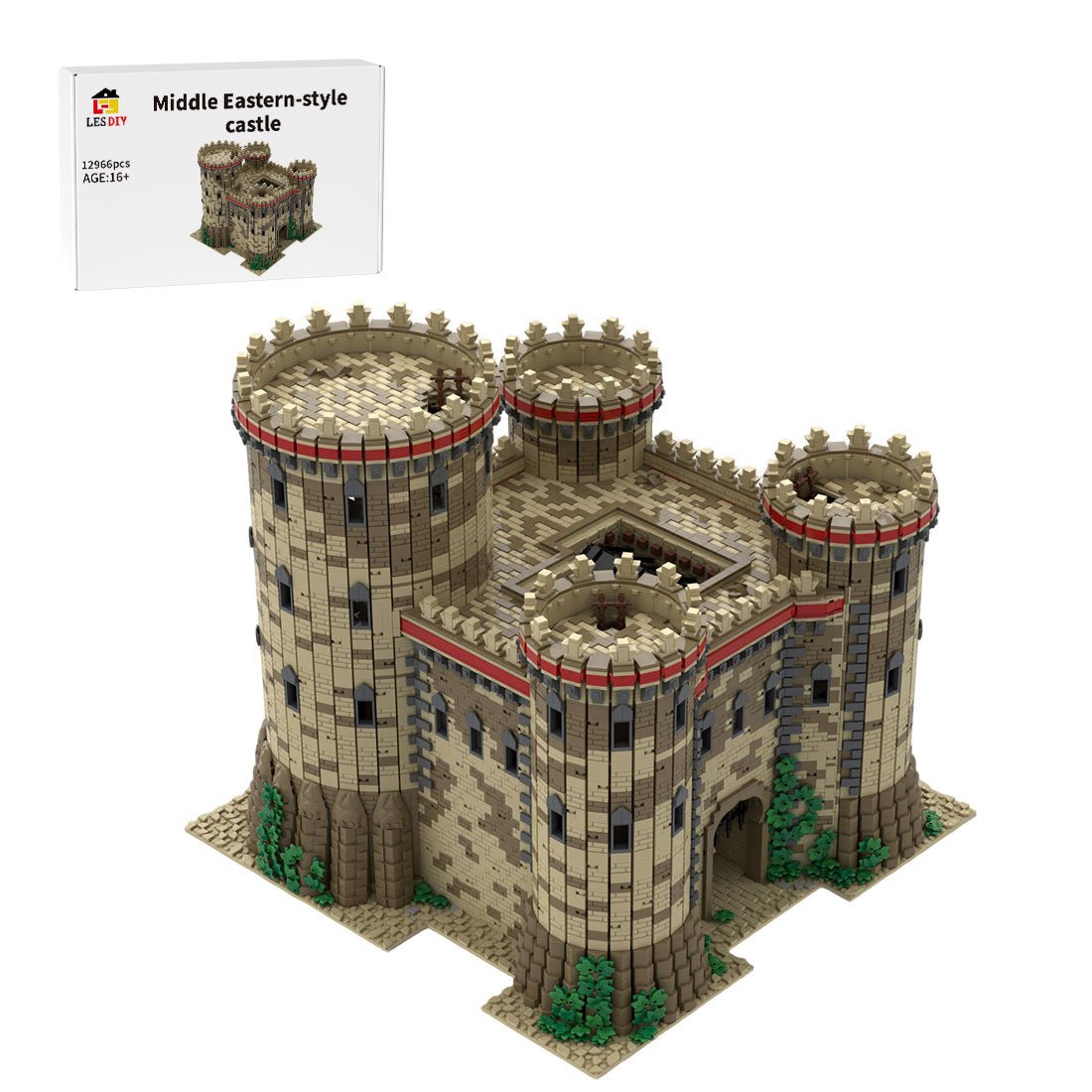 MOC - 214290 Age of Empires - Castle (Middle Eastern) Klemmbausteine - LesDiy - Klemmbausteine