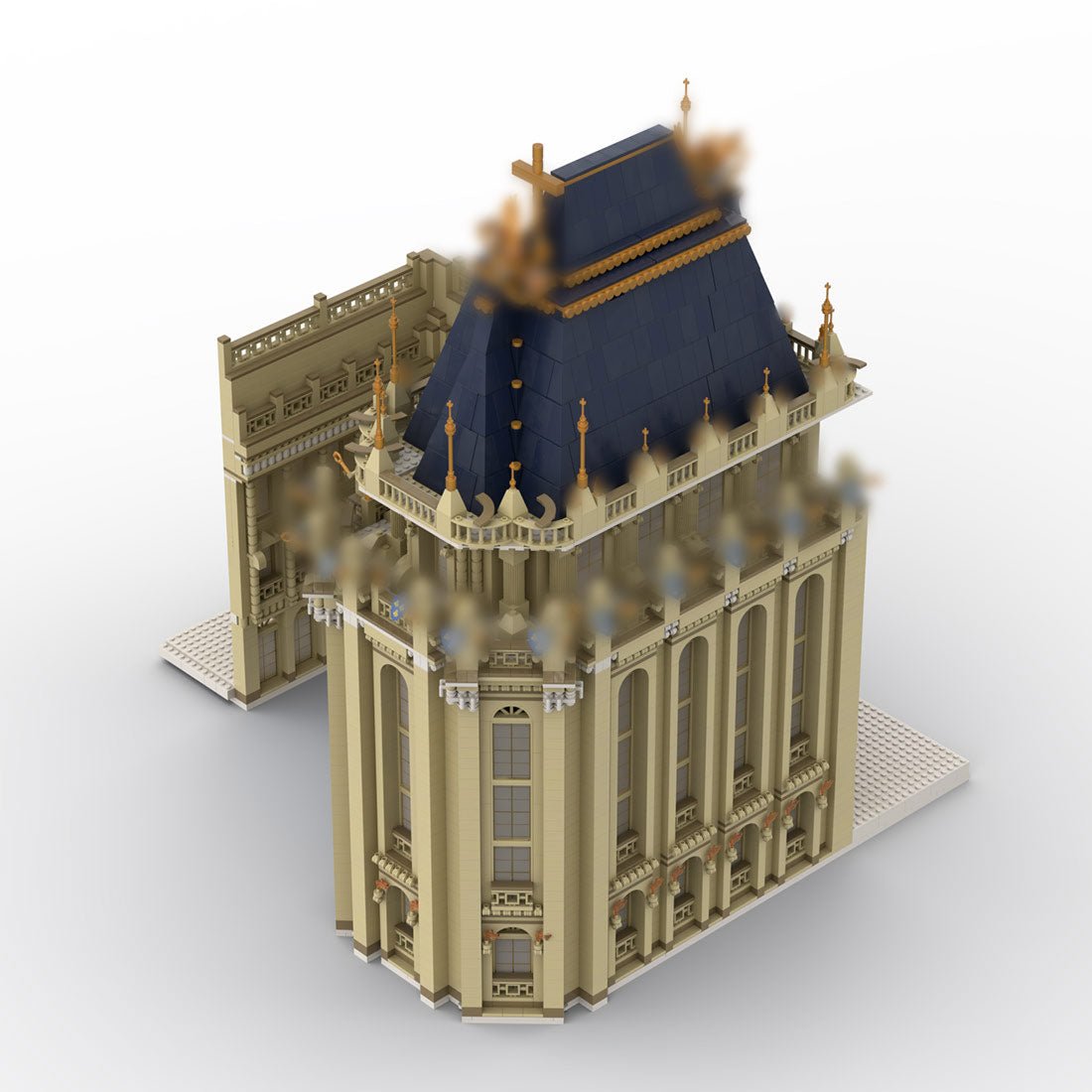 MOC-214445 Schloss Versailles Teil 6 „Königliche Kapelle“ Klemmbausteine-LesDiy-Klemmbausteine
