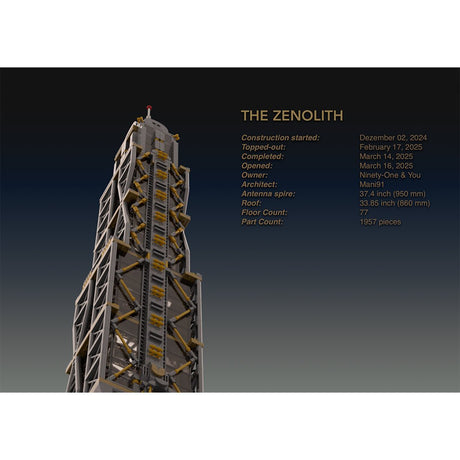 MOC - 214484 The Zenolith Building Klemmbausteine - LesDiy - Klemmbausteine