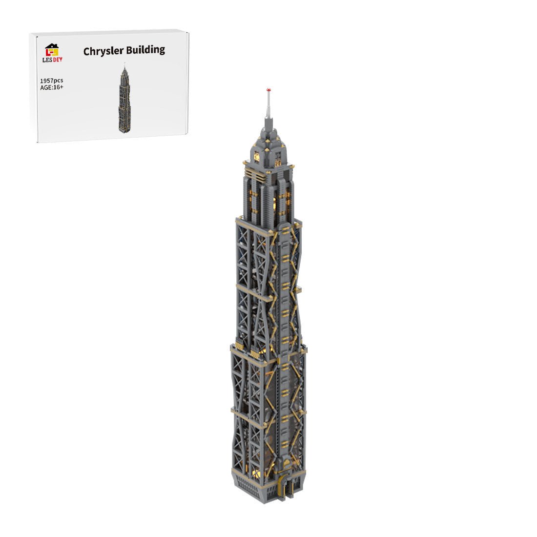 MOC - 214484 The Zenolith Building Klemmbausteine - LesDiy - Klemmbausteine