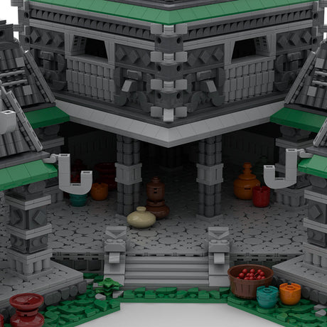 MOC - 214540 Age of Empires - Town Center (Native American) Klemmbausteine - LesDiy - Klemmbausteine