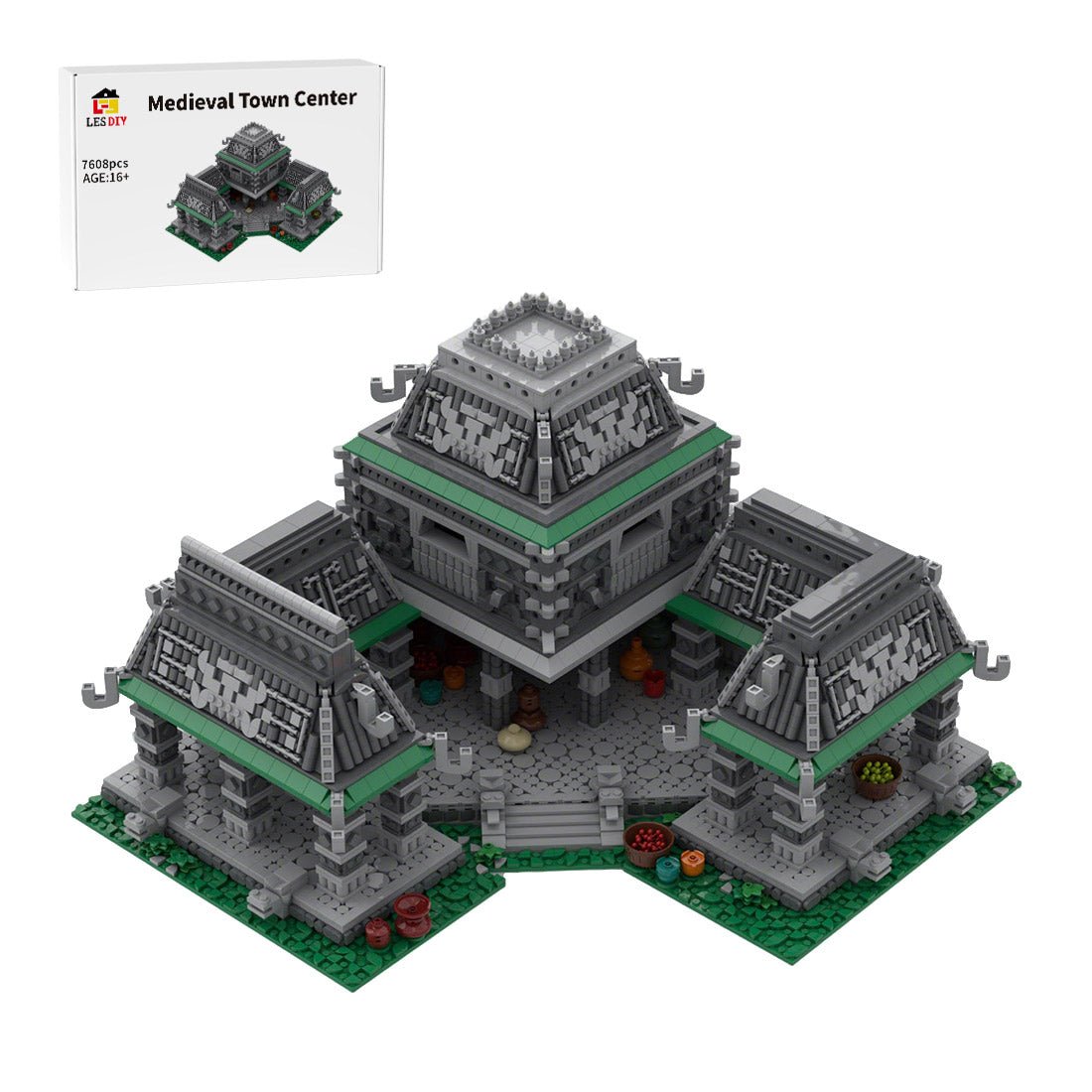 MOC - 214540 Age of Empires - Town Center (Native American) Klemmbausteine - LesDiy - Klemmbausteine