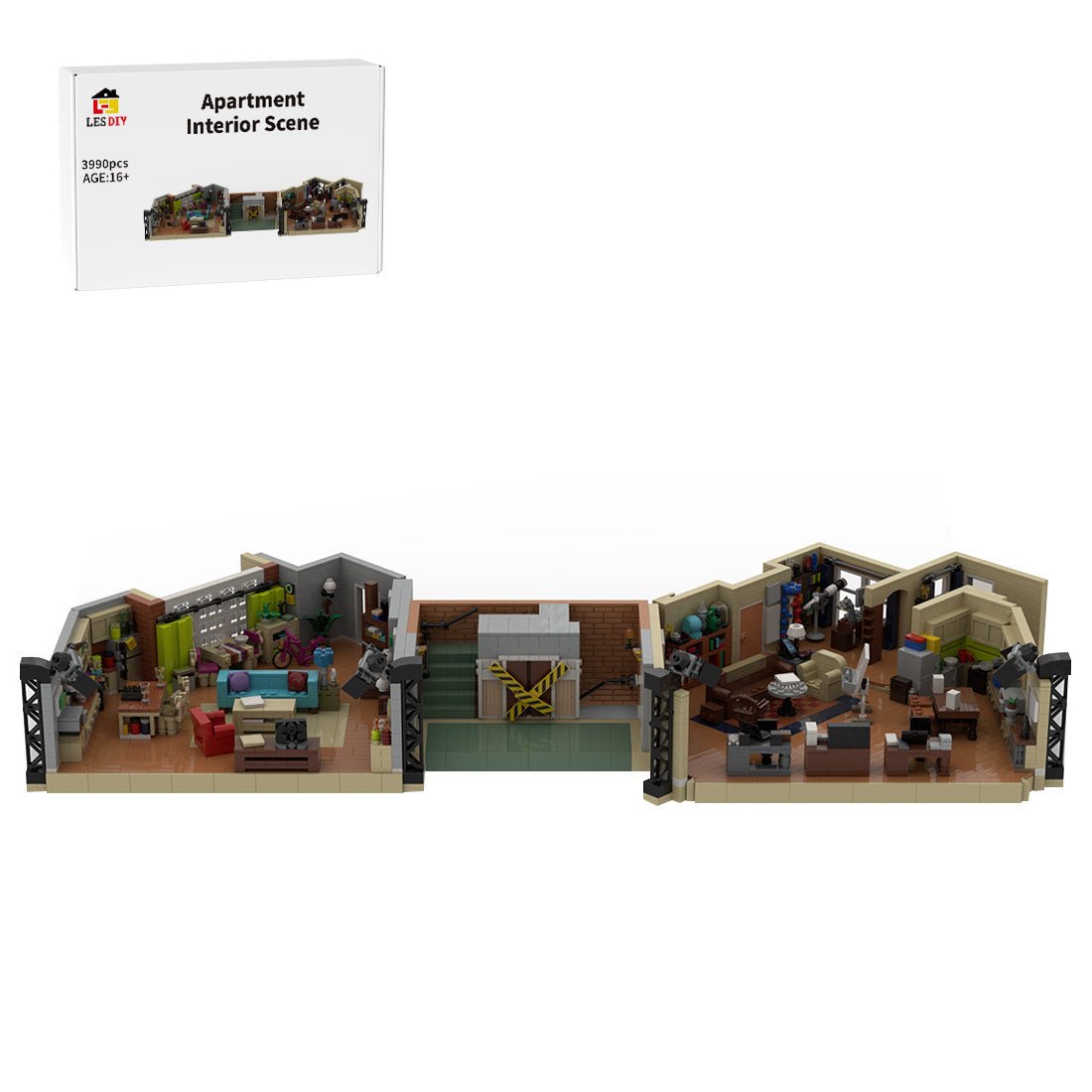 MOC - 214842 The Big Bang Theory UCS Bundle Klemmbausteine - LesDiy - Klemmbausteine