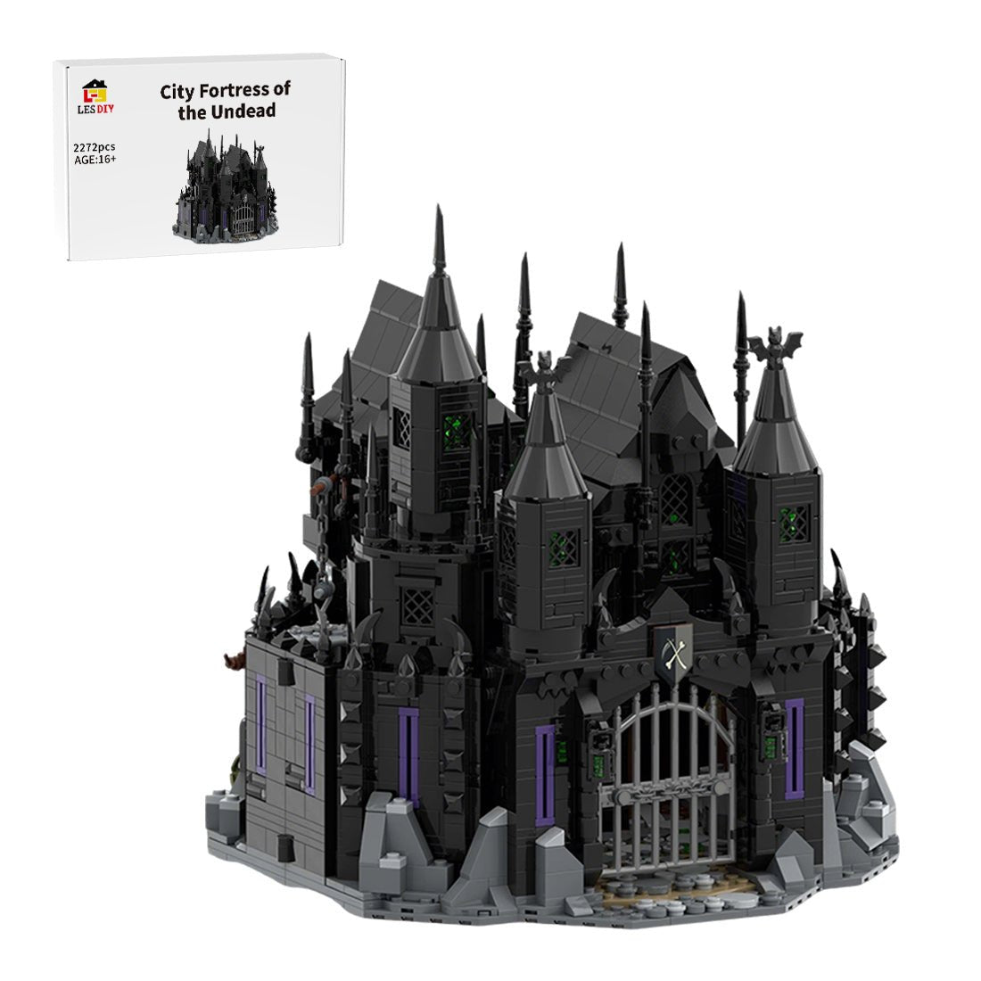 MOC - 214995 Necropolis Klemmbausteine - LesDiy - Klemmbausteine