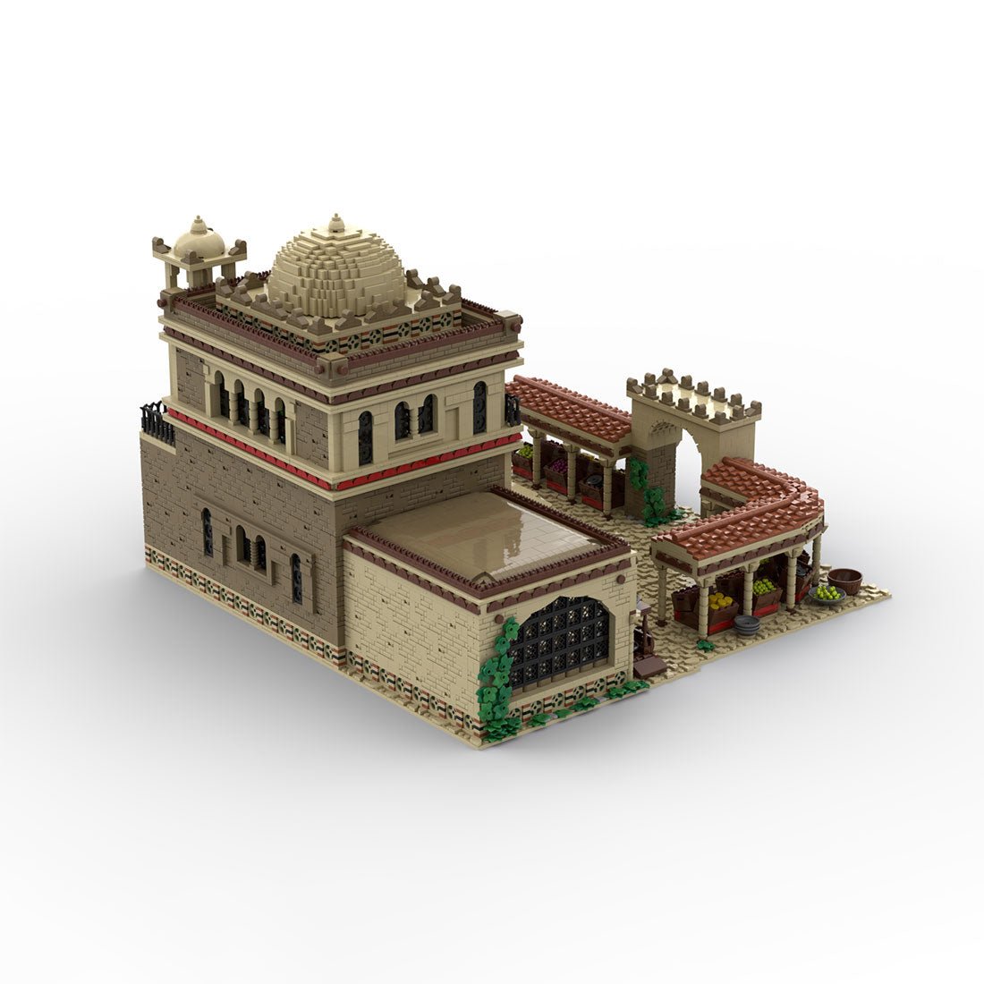 MOC - 215251 Age of Empires - Market (Middle Eastern) Klemmbausteine - LesDiy - Klemmbausteine