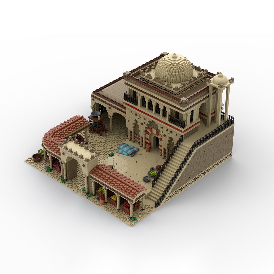 MOC - 215251 Age of Empires - Market (Middle Eastern) Klemmbausteine - LesDiy - Klemmbausteine
