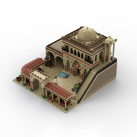 MOC - 215251 Age of Empires - Market (Middle Eastern) Klemmbausteine - LesDiy - Klemmbausteine