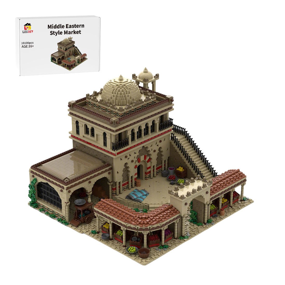 MOC - 215251 Age of Empires - Market (Middle Eastern) Klemmbausteine - LesDiy - Klemmbausteine