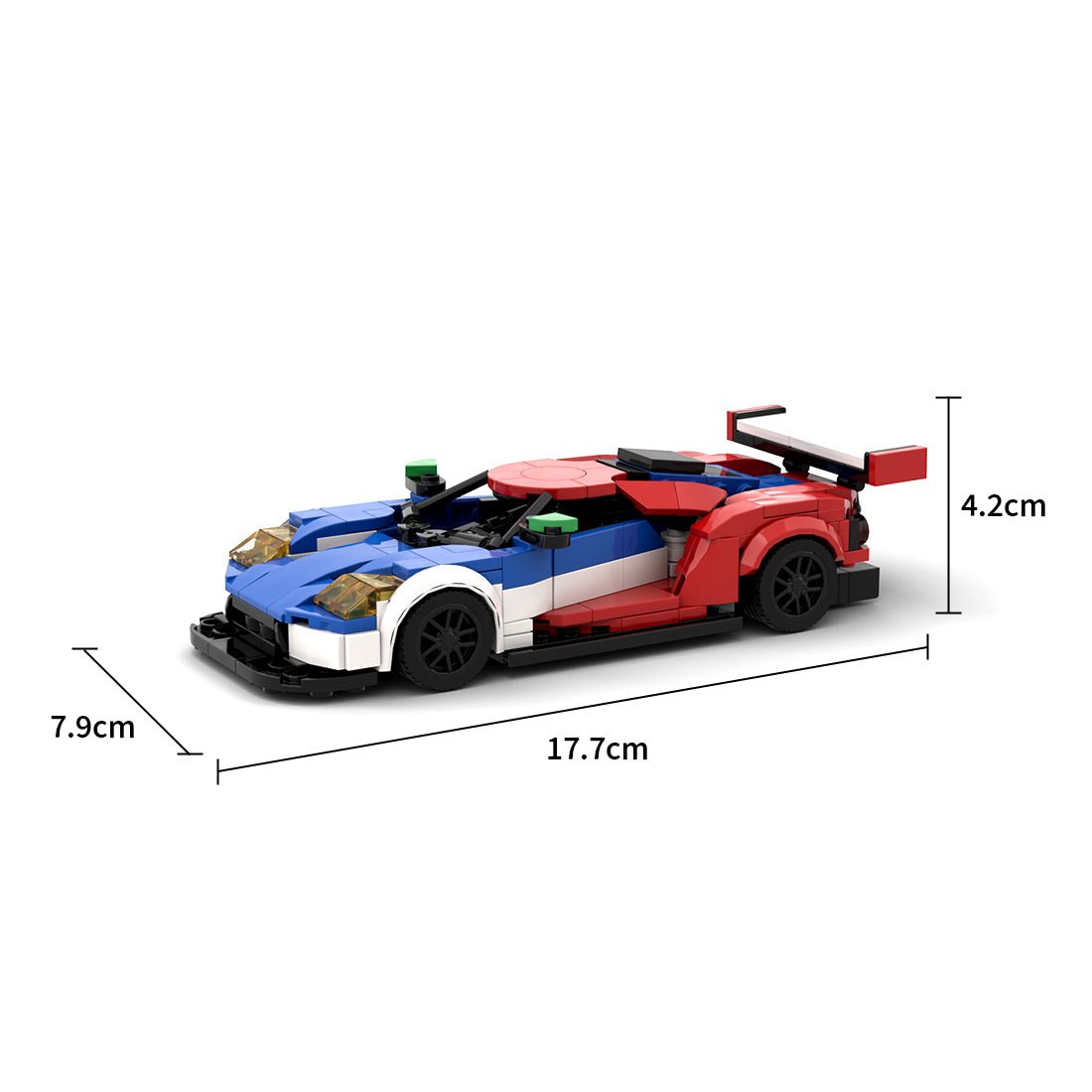 MOC - 215282 2Ford GT LM GTE Klemmbausteine - LesDiy - Klemmbausteine