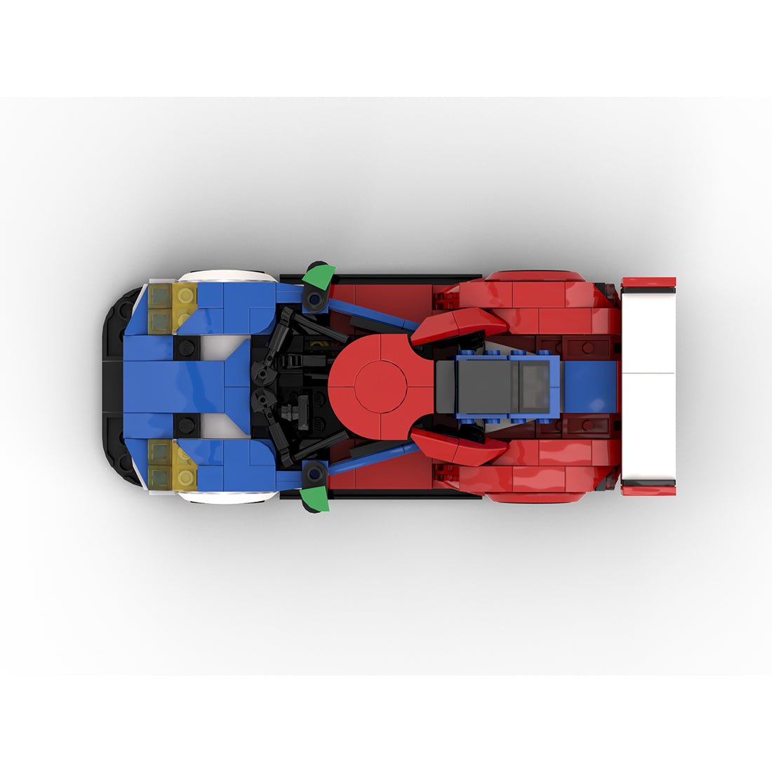 MOC - 215282 2Ford GT LM GTE Klemmbausteine - LesDiy - Klemmbausteine