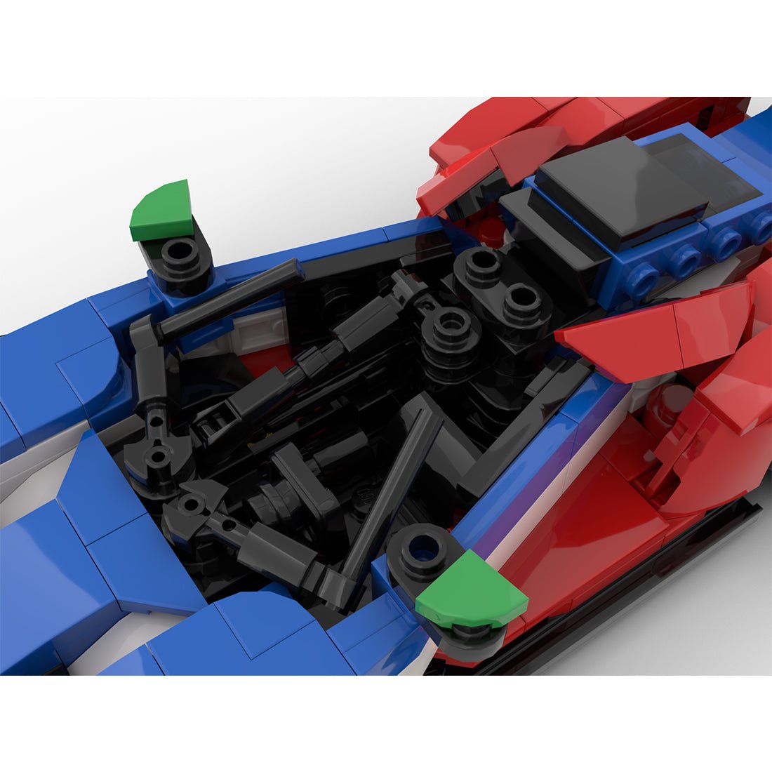 MOC - 215282 2Ford GT LM GTE Klemmbausteine - LesDiy - Klemmbausteine