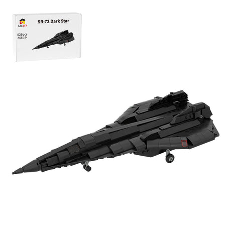 MOC - 215344 TOP GUN MAVERICK | SR - 72 DARK STAR - 1:70 Scale Klemmbausteine - LesDiy - Klemmbausteine