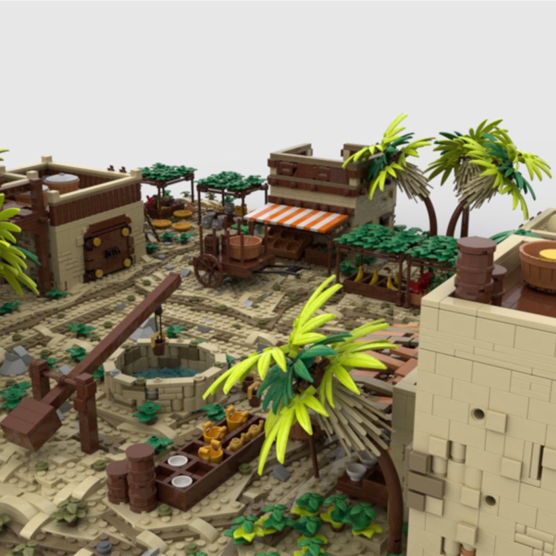 MOC - 215645 Egyptian Market Klemmbausteine - LesDiy - Klemmbausteine