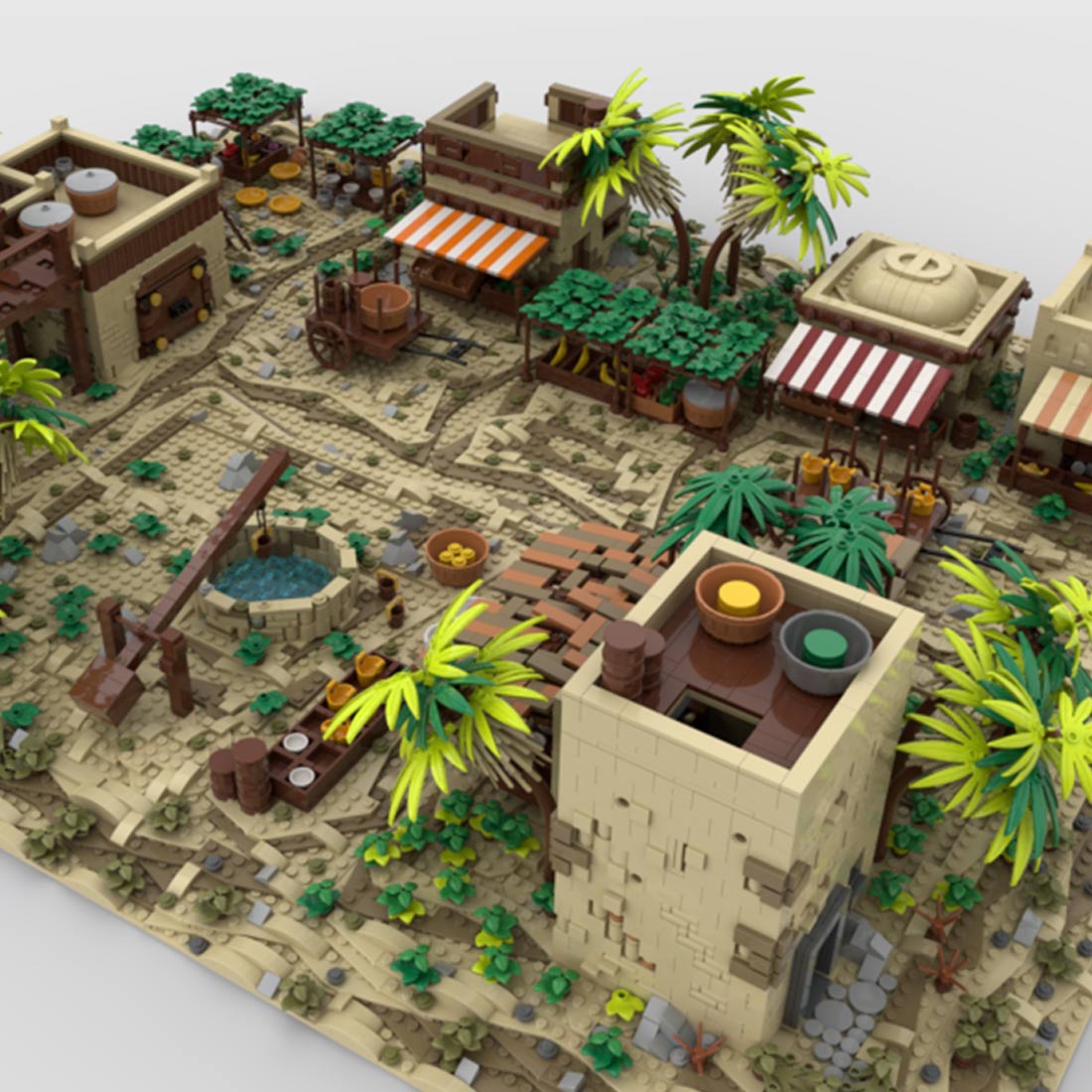 MOC - 215645 Egyptian Market Klemmbausteine - LesDiy - Klemmbausteine