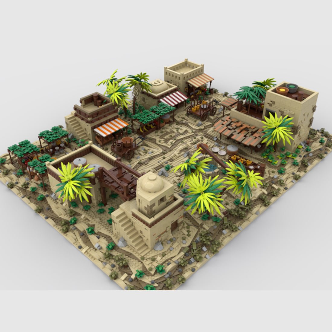 MOC - 215645 Egyptian Market Klemmbausteine - LesDiy - Klemmbausteine