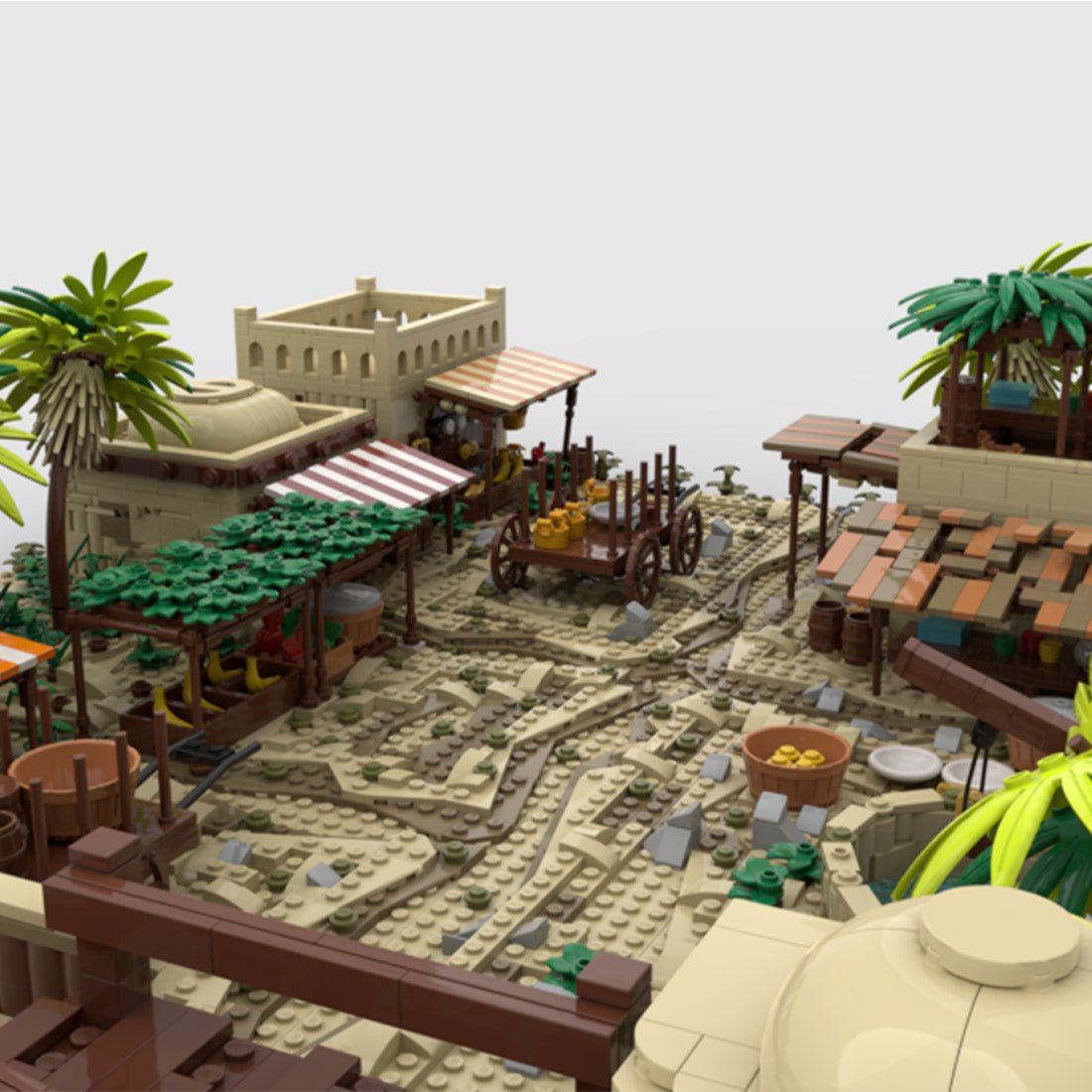 MOC - 215645 Egyptian Market Klemmbausteine - LesDiy - Klemmbausteine