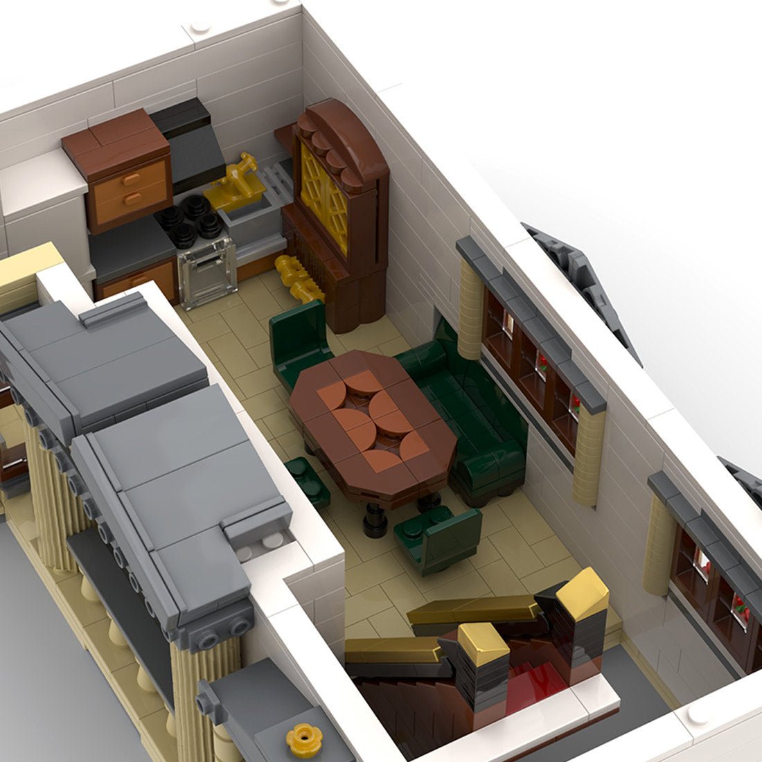 MOC - 216160 Classicistic Villa Klemmbausteine - LesDiy - Klemmbausteine