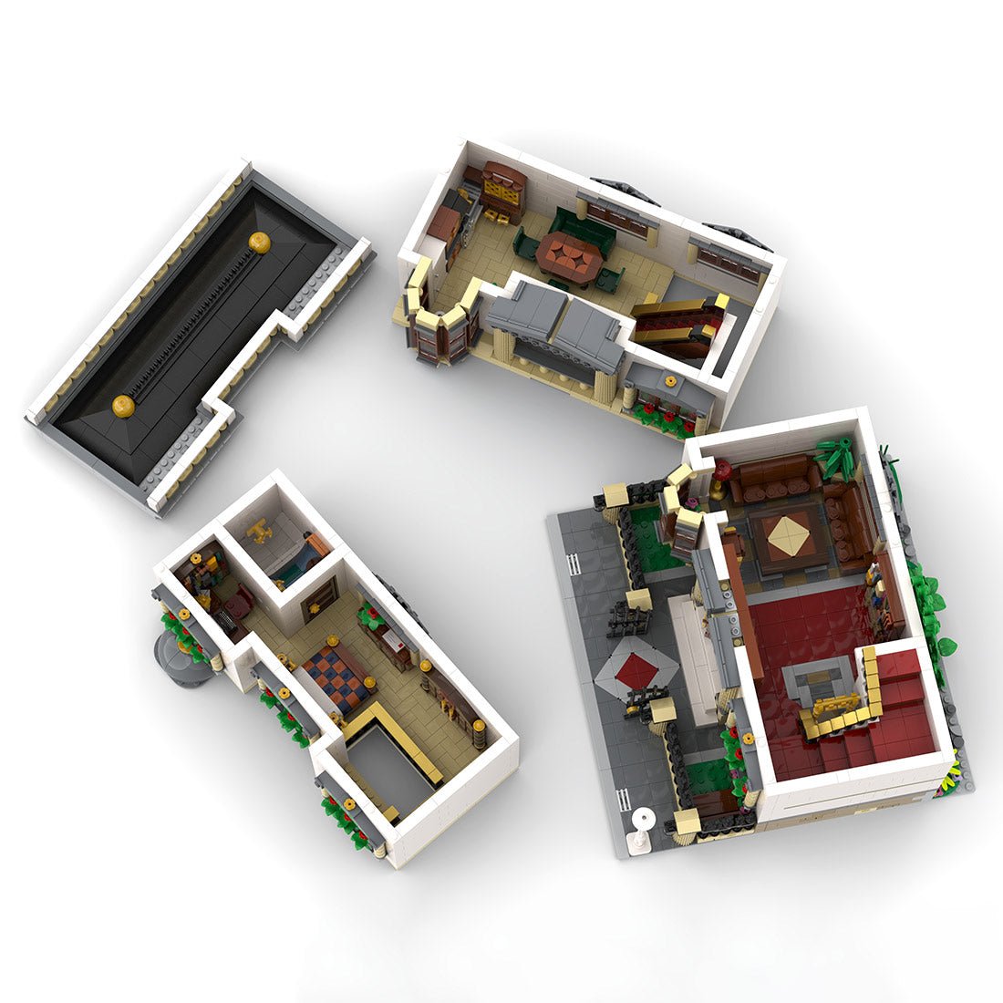 MOC - 216160 Classicistic Villa Klemmbausteine - LesDiy - Klemmbausteine