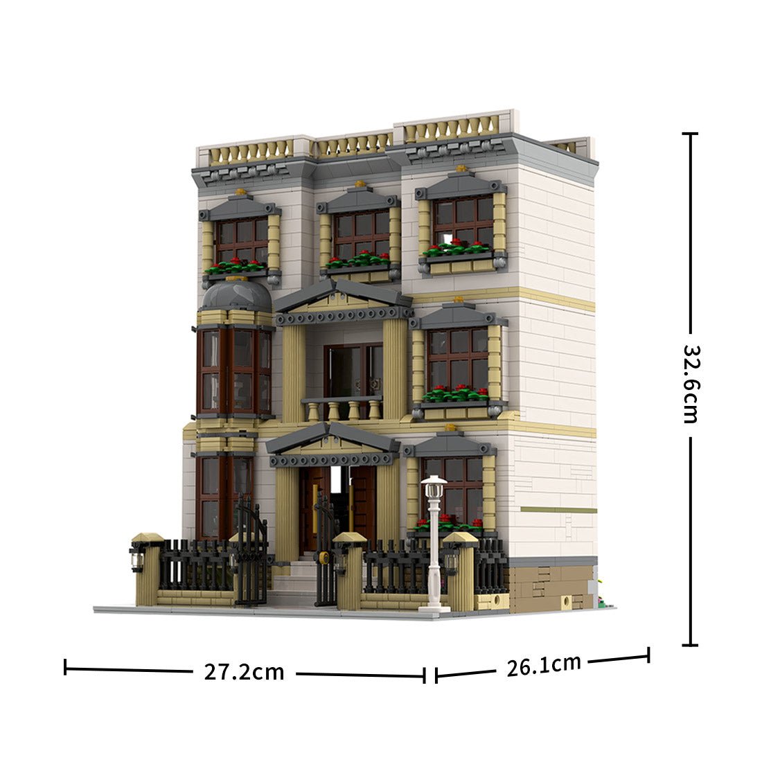 MOC - 216160 Classicistic Villa Klemmbausteine - LesDiy - Klemmbausteine