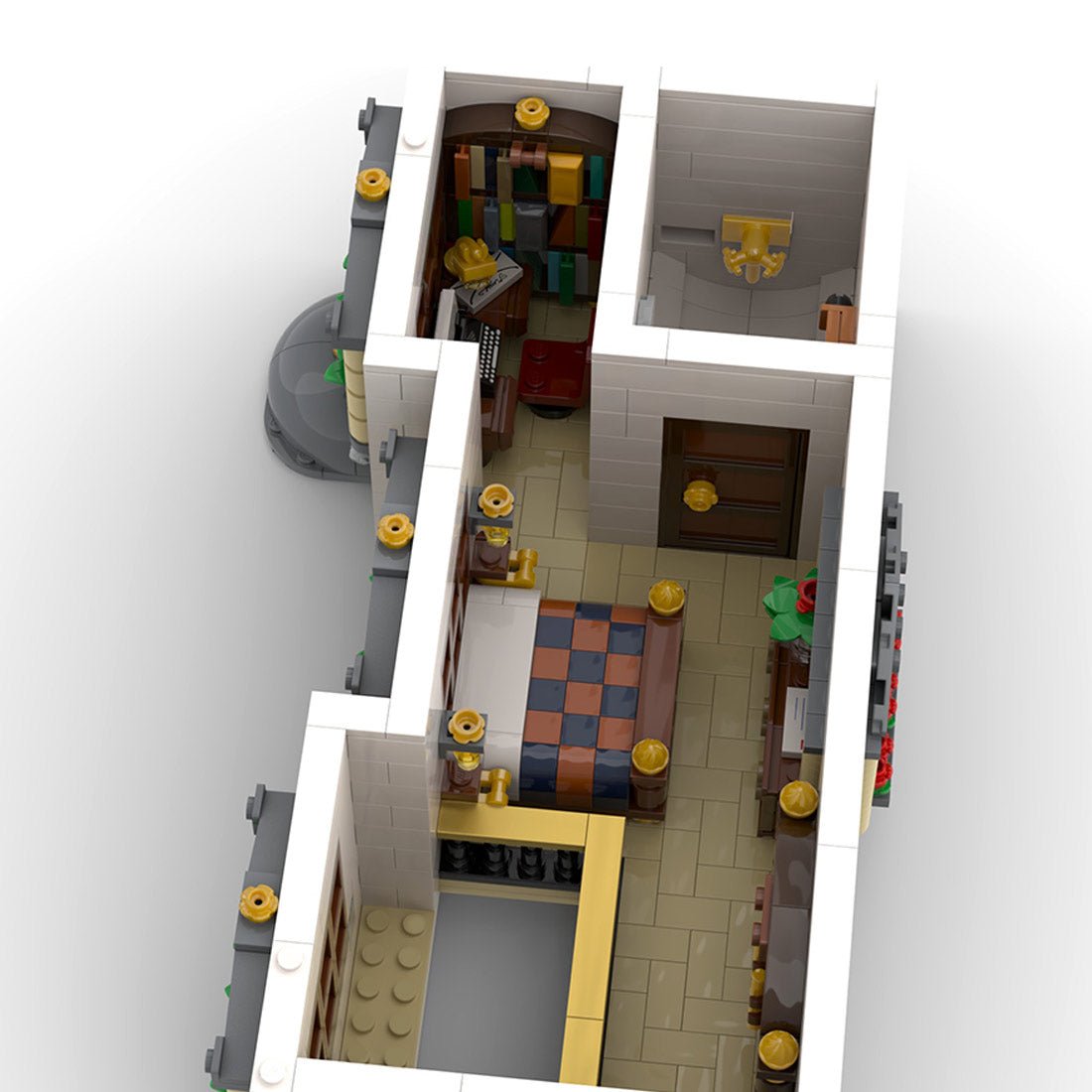 MOC - 216160 Classicistic Villa Klemmbausteine - LesDiy - Klemmbausteine