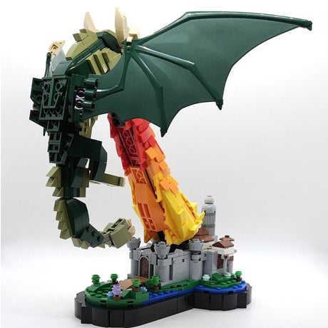 MOC - 216225 Dragon Attack on the Citadel Klemmbausteine - LesDiy - Klemmbausteine
