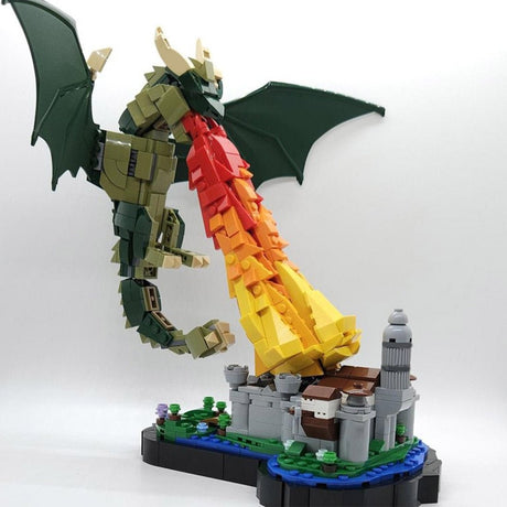 MOC - 216225 Dragon Attack on the Citadel Klemmbausteine - LesDiy - Klemmbausteine