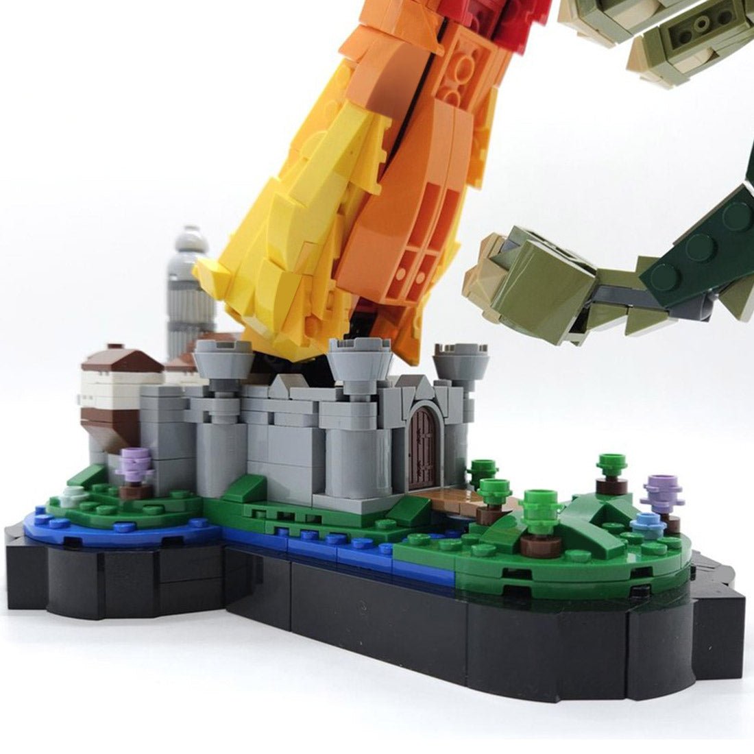 MOC - 216225 Dragon Attack on the Citadel Klemmbausteine - LesDiy - Klemmbausteine