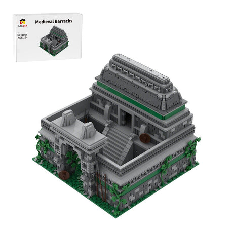 MOC - 217463 Age of Empires - Barracks (Native American) Klemmbausteine - LesDiy - Klemmbausteine