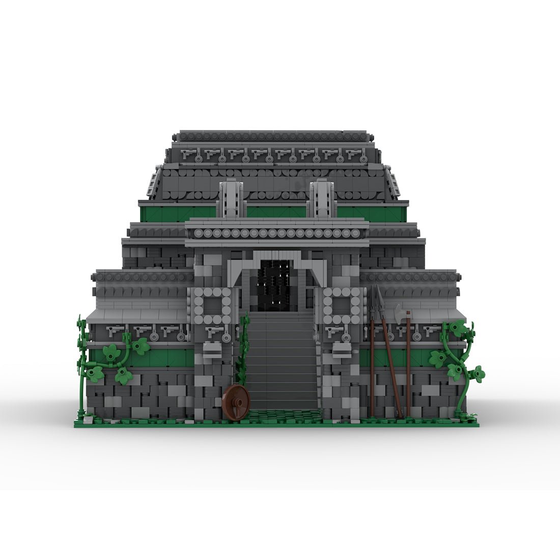 MOC - 217463 Age of Empires - Barracks (Native American) Klemmbausteine - LesDiy - Klemmbausteine