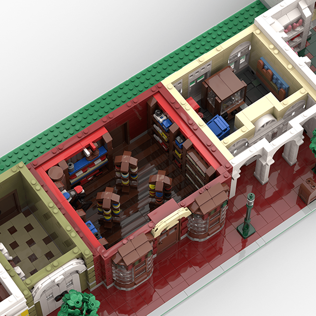 MOC - 217586 Deluxe Main Street USA Bundle 1 Klemmbausteine - LesDiy - Klemmbausteine