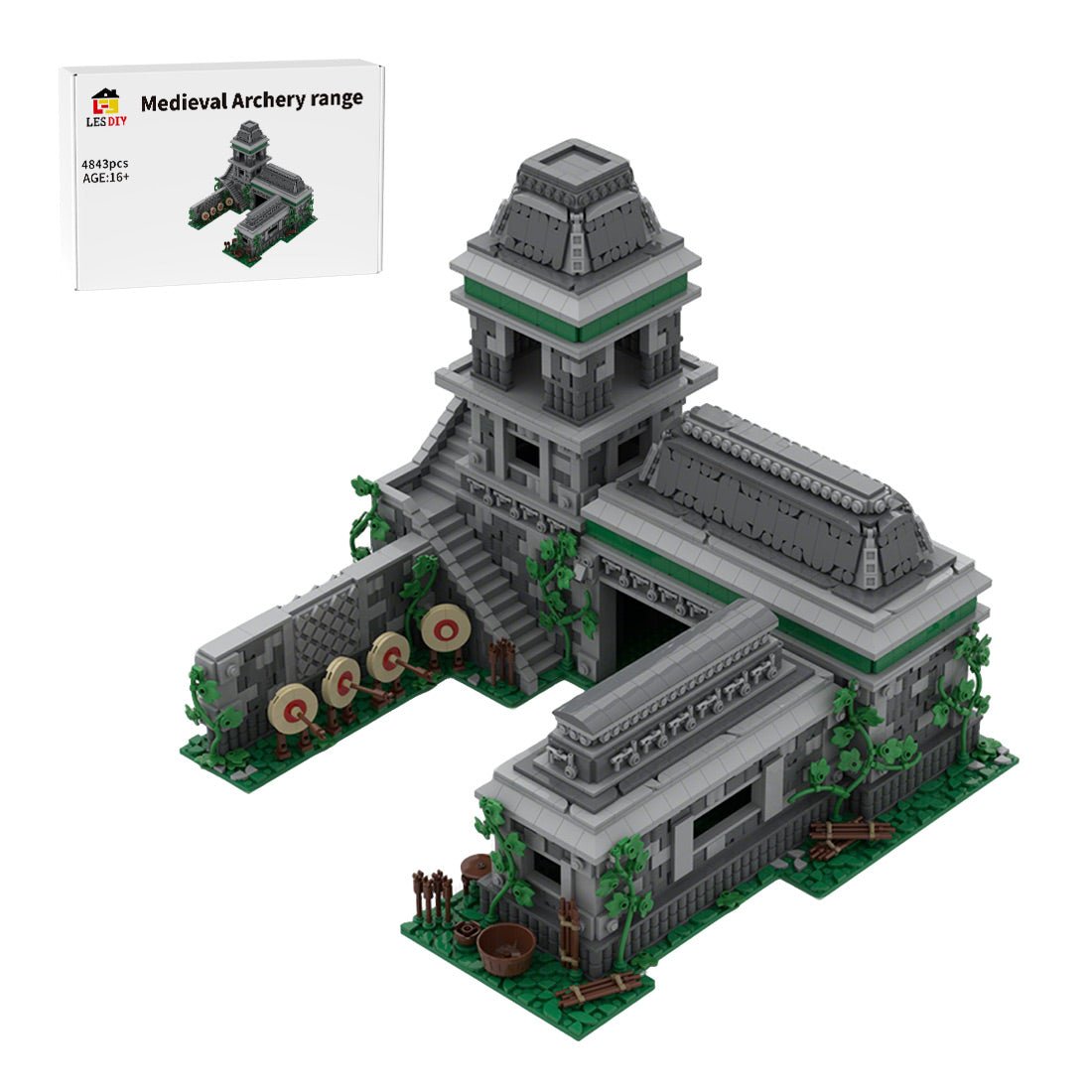 MOC - 217588 Age of Empires - Archery Range (Native American) Klemmbausteine - LesDiy - Klemmbausteine