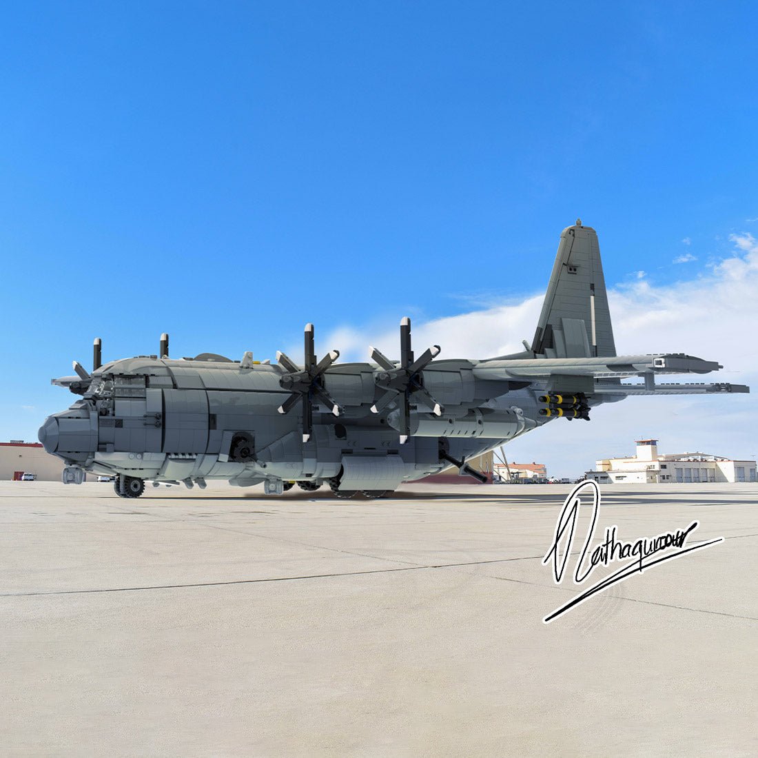 MOC - 217633 Lockheed AC - 130J GhostRider Klemmbausteine - LesDiy - Klemmbausteine