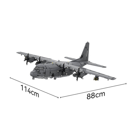 MOC - 217633 Lockheed AC - 130J GhostRider Klemmbausteine - LesDiy - Klemmbausteine