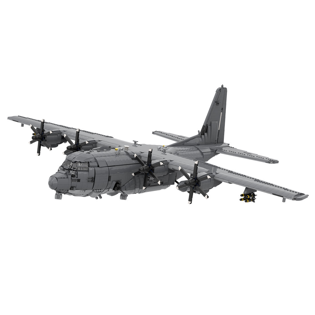 MOC - 217633 Lockheed AC - 130J GhostRider Klemmbausteine - LesDiy - Klemmbausteine