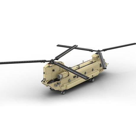 MOC - 217684 Boeing | CH - 47 F CHINOOK Klemmbausteine - LesDiy - Klemmbausteine