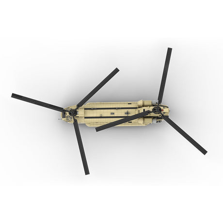 MOC - 217684 Boeing | CH - 47 F CHINOOK Klemmbausteine - LesDiy - Klemmbausteine