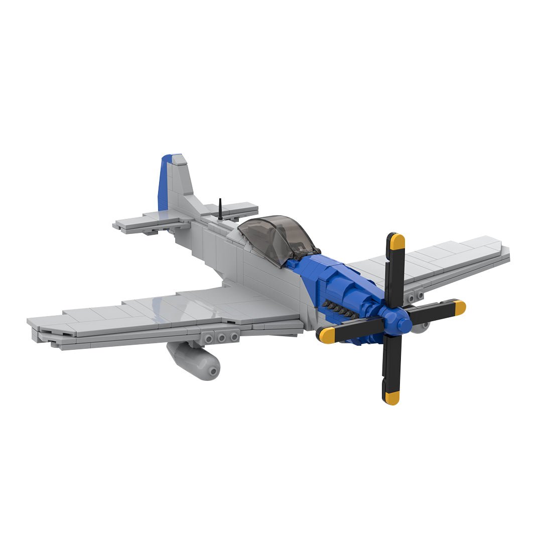 MOC - 217776 P - 51D Mustang 1:35 scale model Klemmbausteine - LesDiy - Klemmbausteine