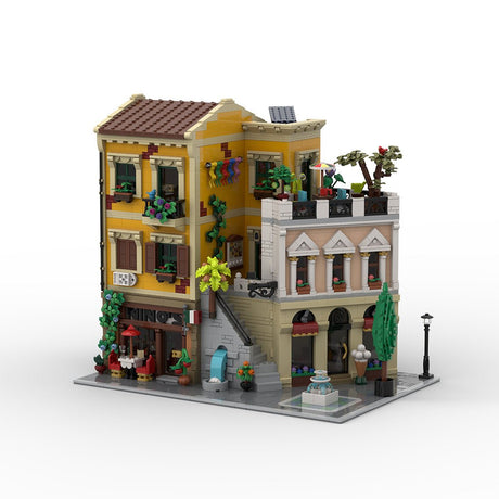 MOC - 217918 Italian Street Corner Klemmbausteine - LesDiy - Klemmbausteine