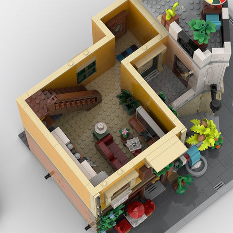 MOC - 217918 Italian Street Corner Klemmbausteine - LesDiy - Klemmbausteine