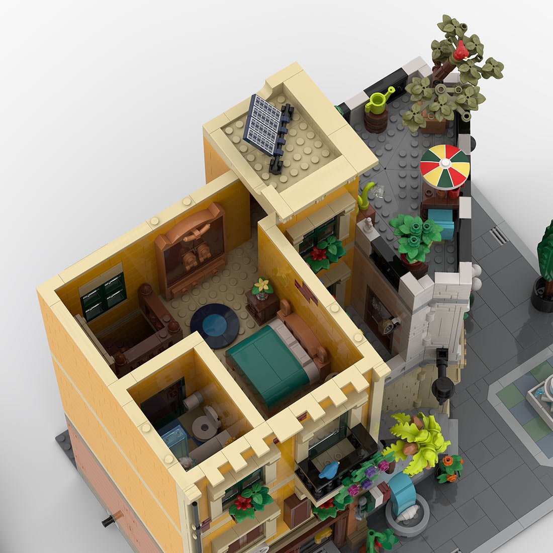 MOC - 217918 Italian Street Corner Klemmbausteine - LesDiy - Klemmbausteine