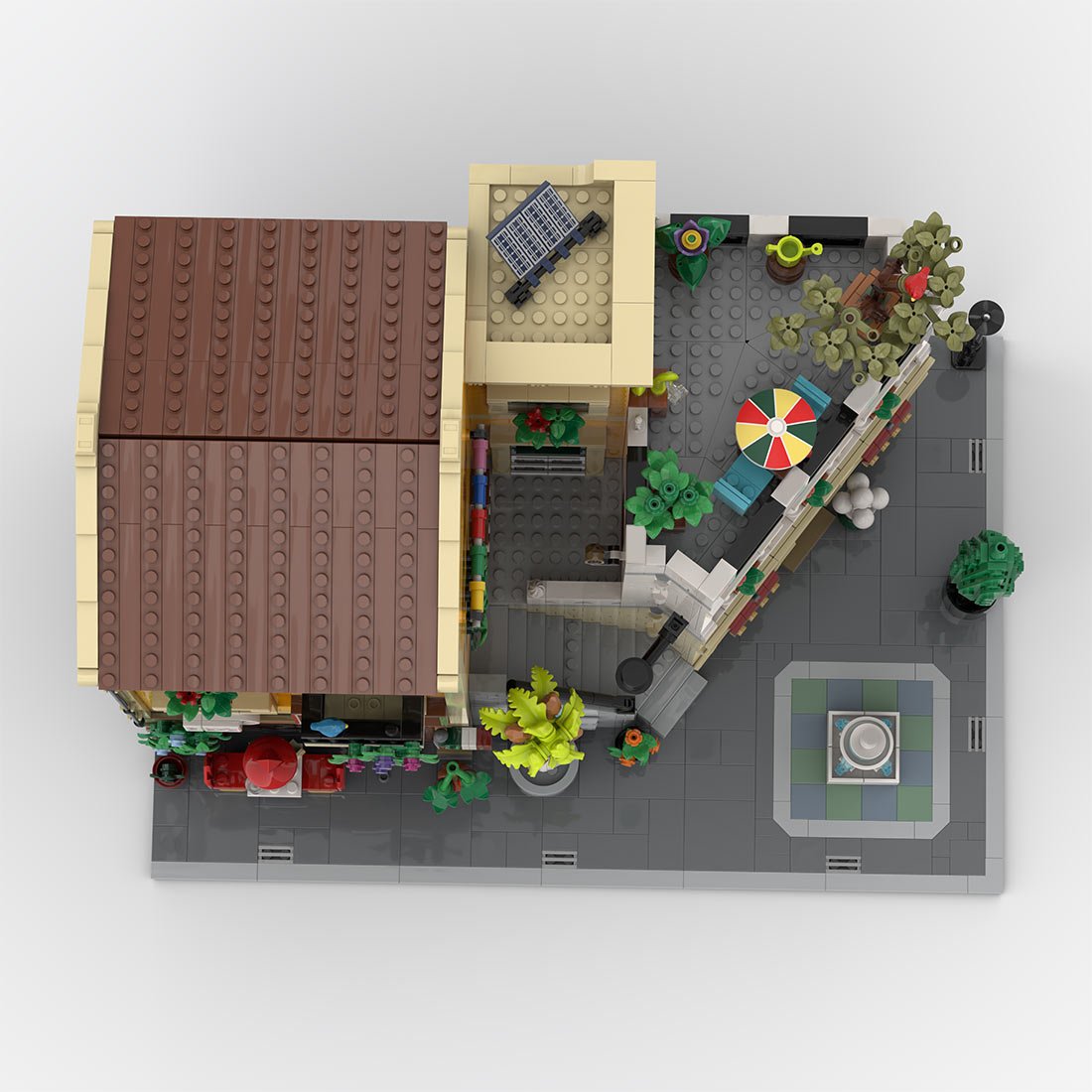 MOC - 217918 Italian Street Corner Klemmbausteine - LesDiy - Klemmbausteine