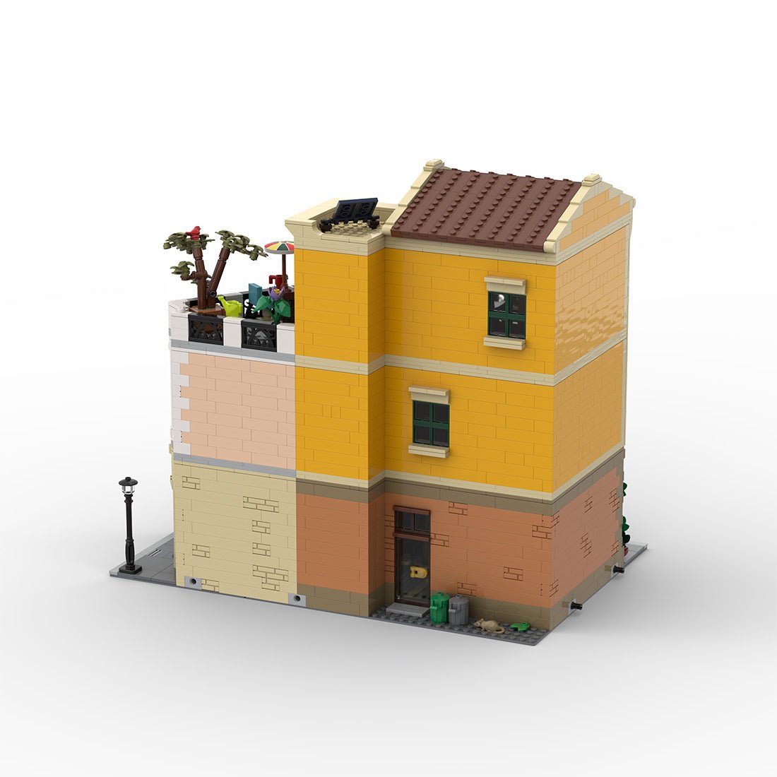 MOC - 217918 Italian Street Corner Klemmbausteine - LesDiy - Klemmbausteine