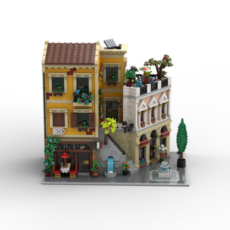 MOC - 217918 Italian Street Corner Klemmbausteine - LesDiy - Klemmbausteine