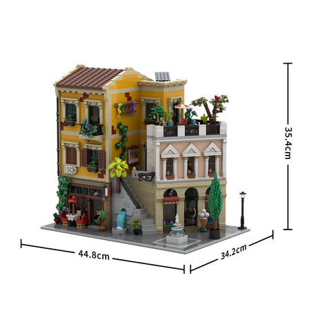 MOC - 217918 Italian Street Corner Klemmbausteine - LesDiy - Klemmbausteine