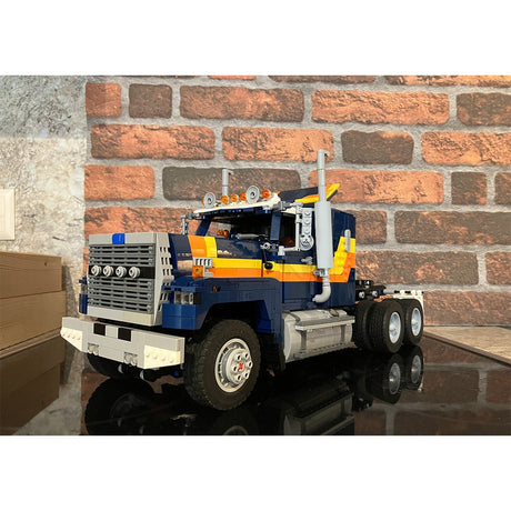 MOC - 218879 Ford LTL 9000 6x6 BLACK Klemmbausteine - LesDiy - Klemmbausteine