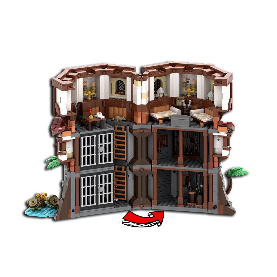 MOC - 219018 Prison Tower Klemmbausteine - LesDiy - Klemmbausteine