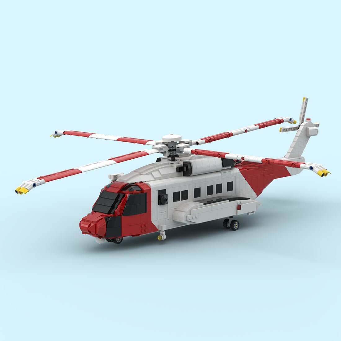MOC - 219694 Sikorsky S - 92 Helibus Klemmbausteine - LesDiy - Klemmbausteine