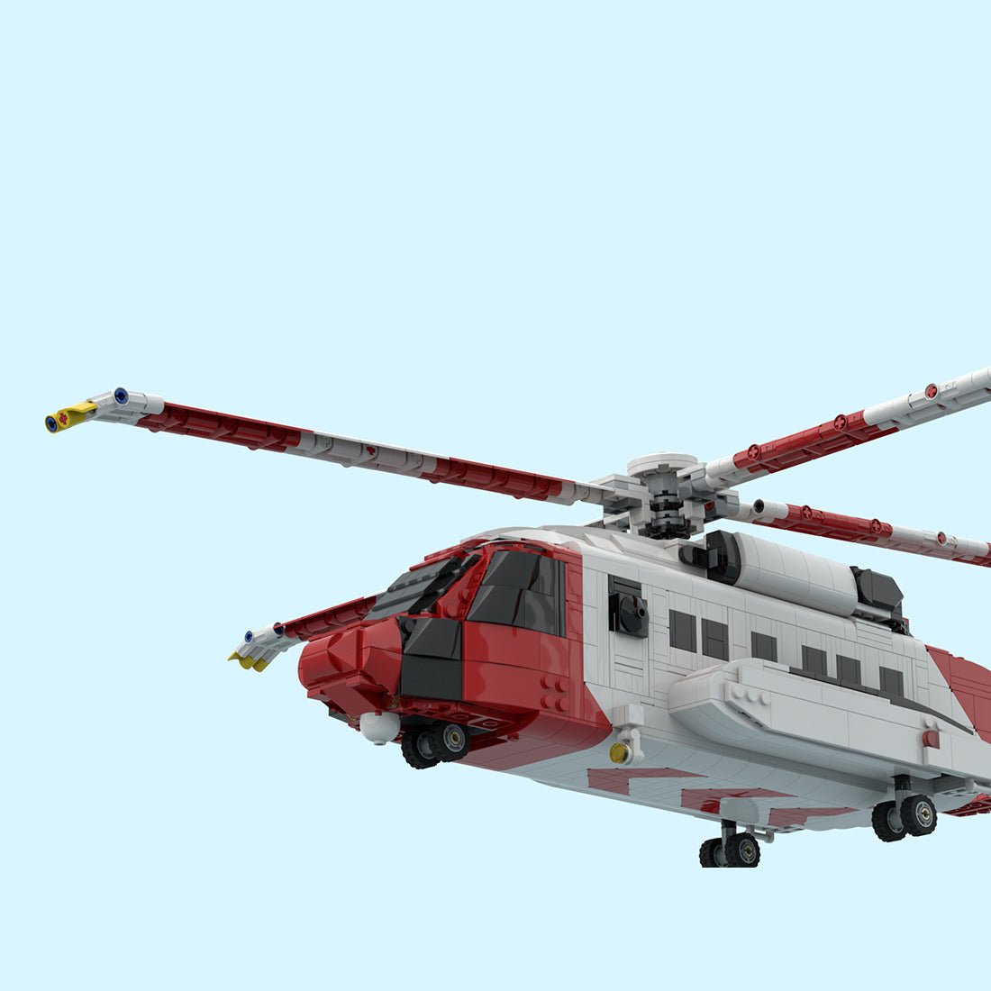 MOC - 219694 Sikorsky S - 92 Helibus Klemmbausteine - LesDiy - Klemmbausteine
